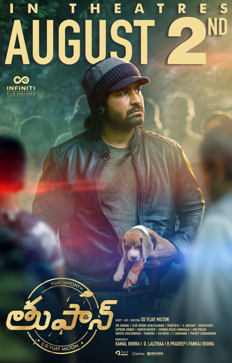 Pawannaidu_7344's tweet photo. .@vijayantony's #Toofan announces its release date as 2nd Aug
#ToofanFrom2ndAug
ICYMI: #ToofanTrailer
🔗https://t.co/qnngDe70b4
@vijaymilton
@realsarathkumar #Sathyaraj @akash_megha @dhananjayaka @ambarpruthvi @achurajamani @Bhashyasree @cinemainmygenes
@FvInfiniti https://t.co/S4HjnmrDR5