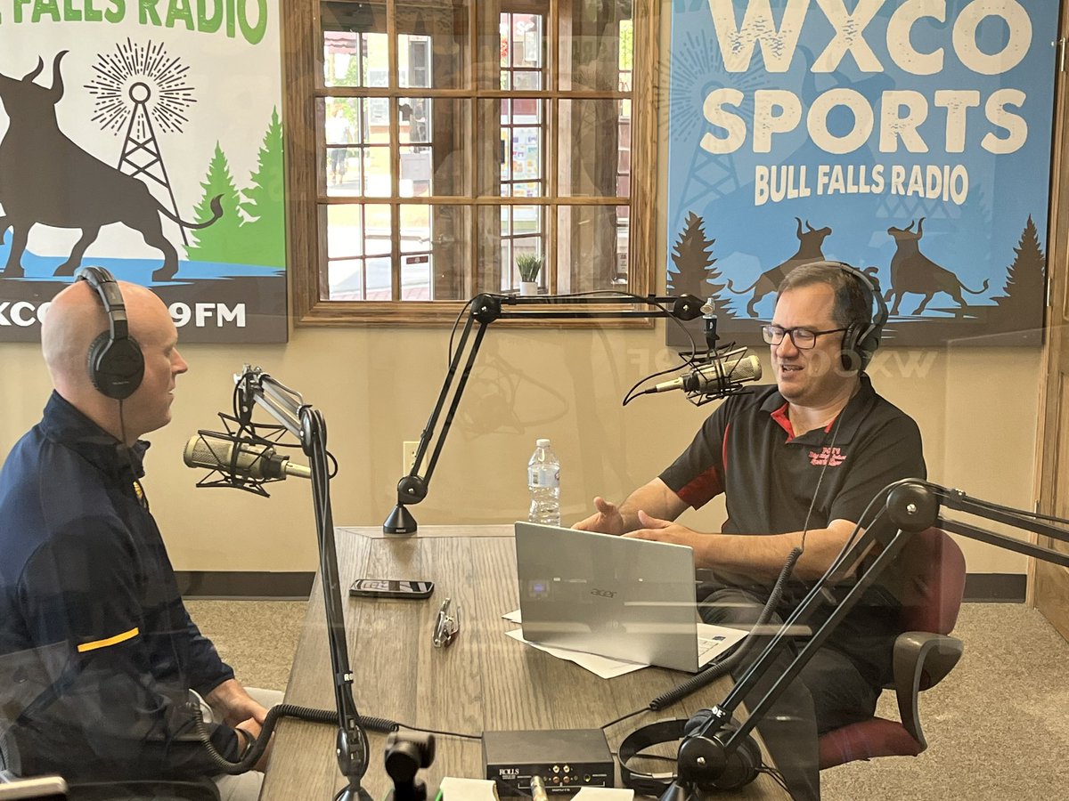 Thanks to <a href="/WW_Hockey/">Wausau West Hockey</a> coach &amp; <a href="/WausauCyclones/">Cyclones Hockey</a> co-owner B.J. Brandt for coming on the show today to talk about the West hockey golf outing &amp; the success of the Cyclones on the ice and off.  You can hear the show at civicmedia.us/shows/chad-hol… or wherever you get your podcasts.