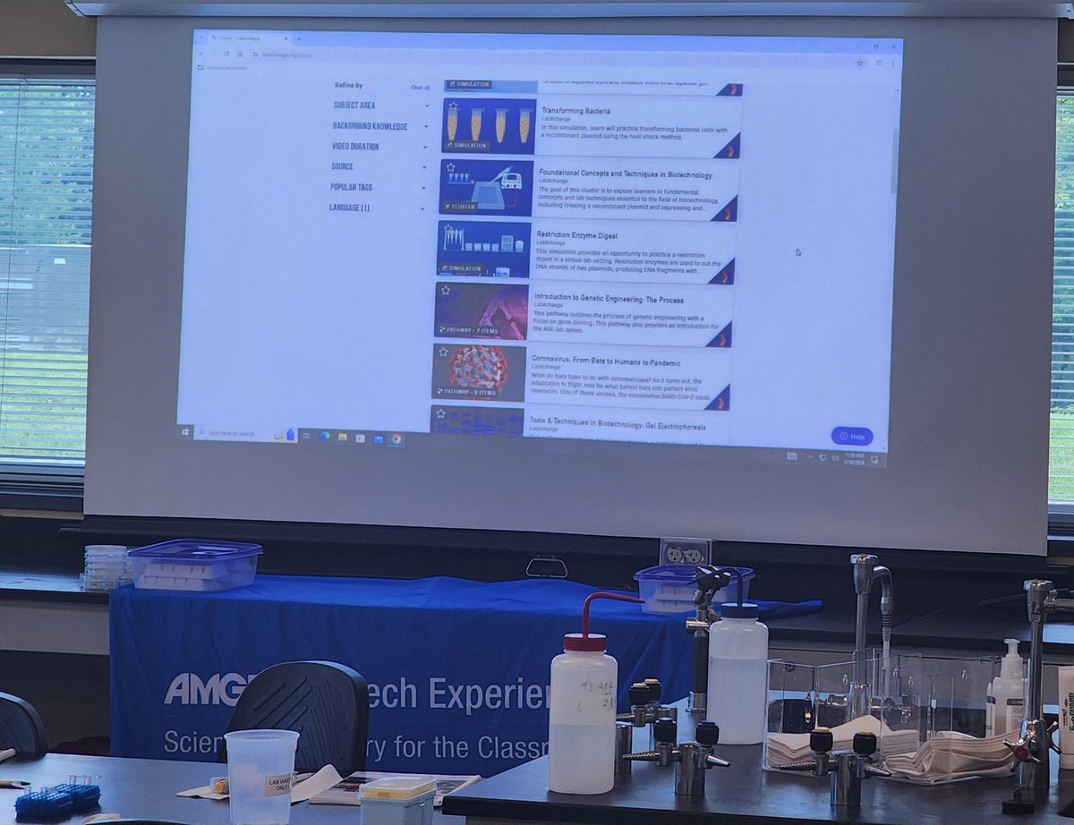 Hey there! Have you checked out LabXchange yet? It's an amazing resource for STEAM educators. Don't miss out! <a href="/ABEKentucky/">Amgen Biotech Experience Kentucky</a> <a href="/ABEProgOffice/">Amgen Biotech Experience (ABE) Program Office</a> <a href="/LabXchange/">LabXchange</a>