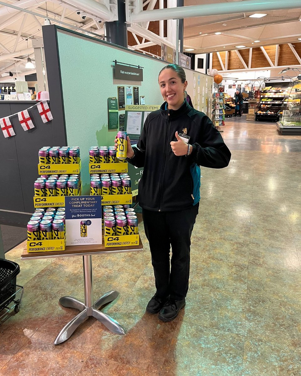 BoothsCountry's tweet photo. Ella at Knutsford says don't miss out on today's cardholder giveaway of C4 Cosmic Rainbow Energy Drink! 🙌 https://t.co/lBLeqFuKed