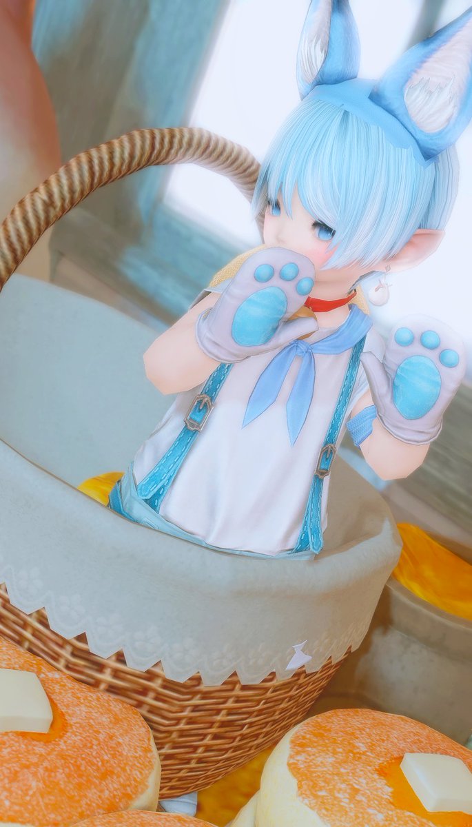 plukun1's tweet photo. 食べちゃおうかな𓈒𓂂🥞🍯  

⋆ ･⋆ ･⋆ ･⋆  

 #おはララ  #ララフェル  #FF14 https://t.co/Q3oL4SzY1h