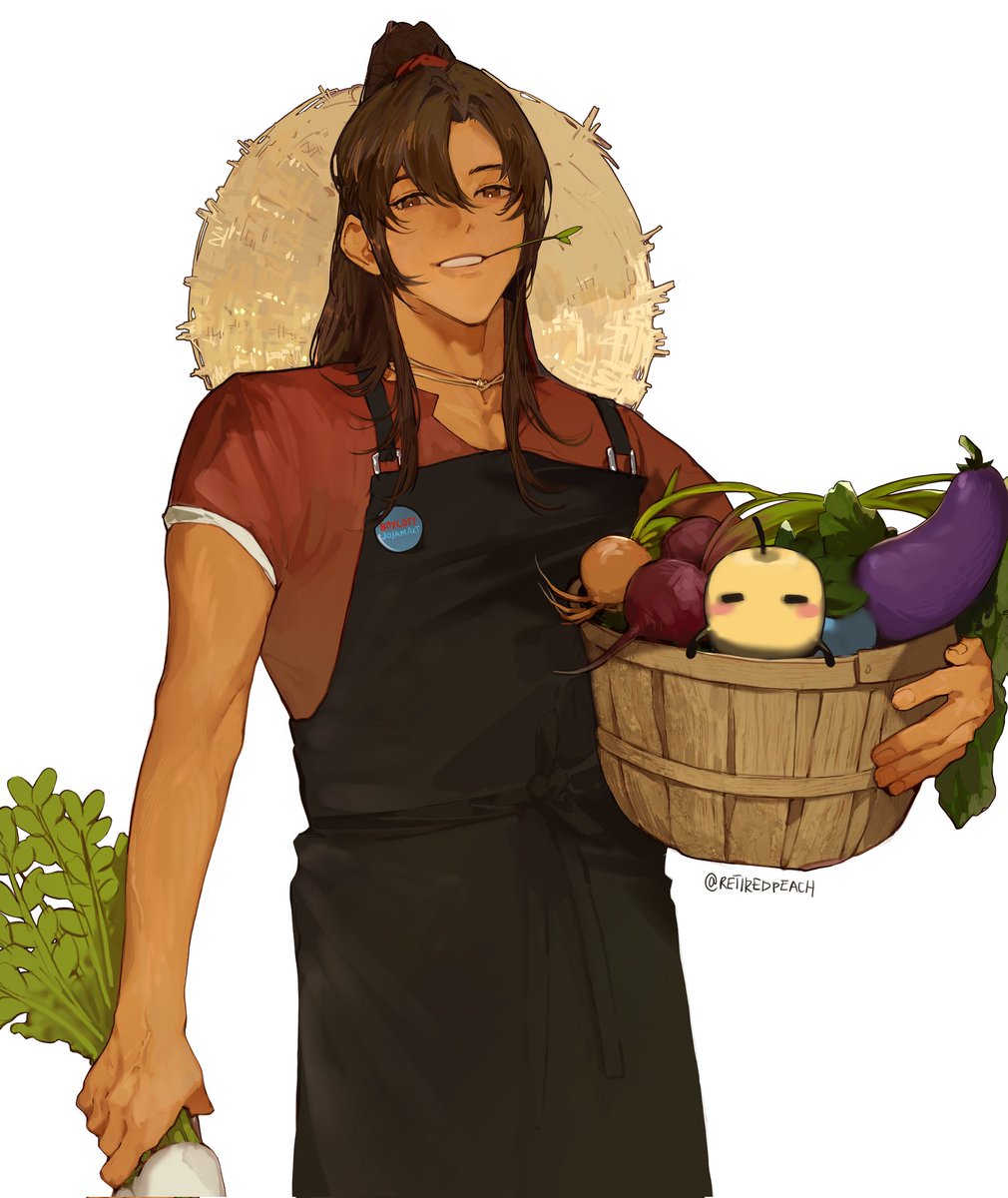 retiredpeach's tweet photo. I'm back with the stardew valley!au no one asked for XD https://t.co/q2lZFGoHWp