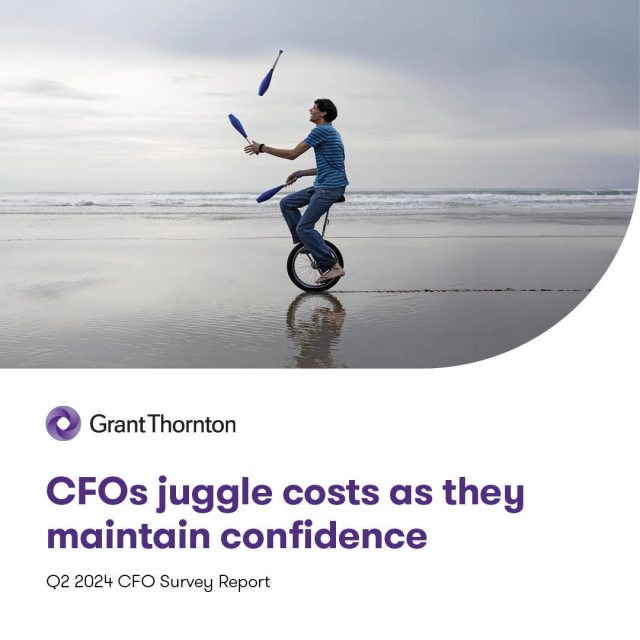mmalarkey's tweet photo. CFOs are optimistic about driving #growth with strategic planning &amp; cost control measures. They're investing in digital transformation, sales &amp; marketing. Download the Q2 2024 #CFO Survey report from @GrantThorntonUS to find out. #CostManagement https://t.co/pe9cZEYZdU https://t.co/fGjR8zmXDb