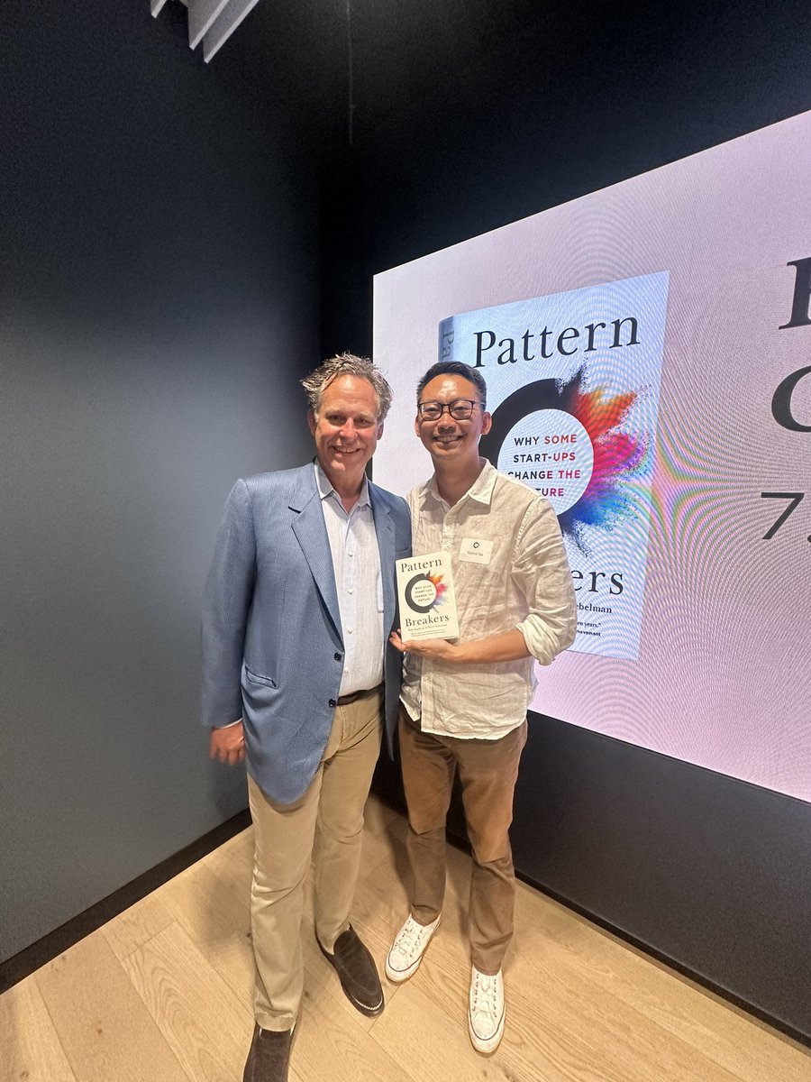 .<a href="/m2jr/">Mike Maples, Jr</a> &amp; <a href="/localvc/">Peter Ziebelman</a> have just released all their wisdom in a new book called Pattern Breakers - the ultimate set of mental models required to achieve extraordinary startup success. 

I genuinely think this will become required reading some day for anyone interested in building a