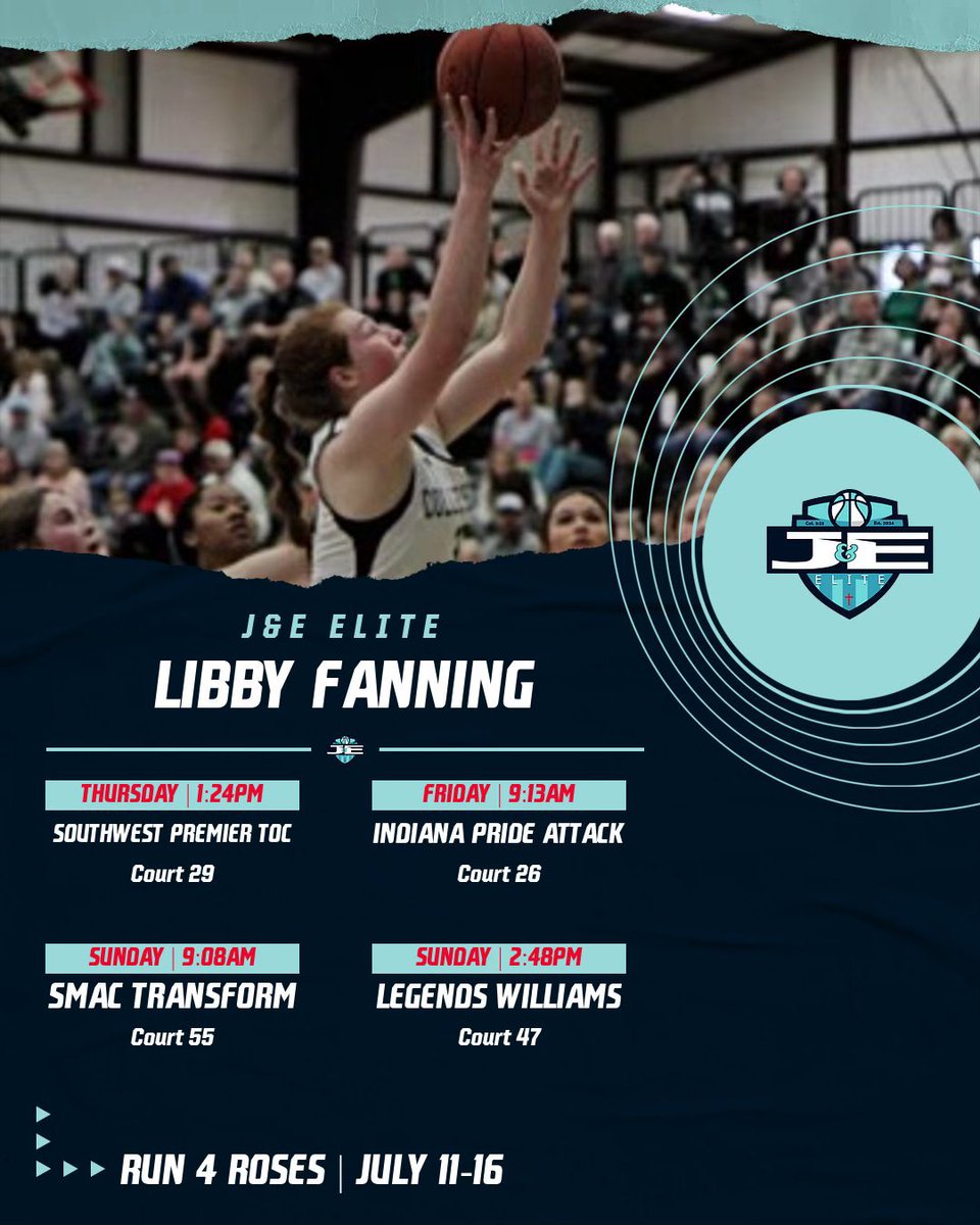 Libby Fanning (@fanning_libby) on Twitter photo So excited to get back at it at <a href="/TFNsRun4Roses/">TFN's Run 4 Roses</a> with <a href="/JE_Elite_/">J&E Elite</a>.
<a href="/PGHMissouri/">Prep Girls Hoops Missouri</a>
<a href="/PrepGirlsHoops/">Prep Girls Hoops 🏀</a>
<a href="/PGHCircuit/">Prep Girls Hoops Circuit 🏀</a> So excited to get back at it at <a href="/TFNsRun4Roses/">TFN's Run 4 Roses</a> with <a href="/JE_Elite_/">J&E Elite</a>.
<a href="/PGHMissouri/">Prep Girls Hoops Missouri</a>
<a href="/PrepGirlsHoops/">Prep Girls Hoops 🏀</a>
<a href="/PGHCircuit/">Prep Girls Hoops Circuit 🏀</a>