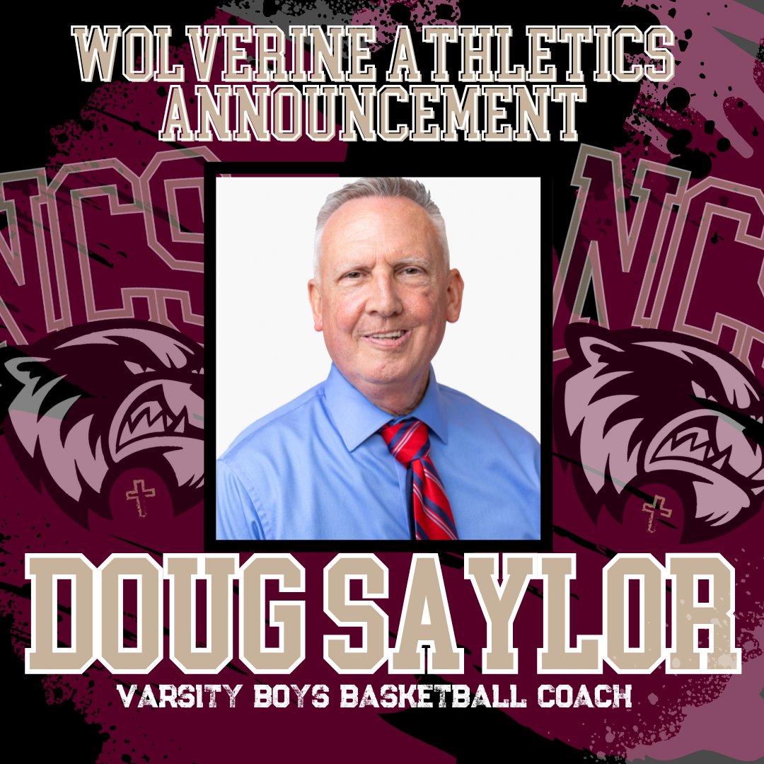 NCSCovington's tweet image. NCS is proud to announce the appointment of Doug Saylor as the new Head Boys Basketball Coach. Saylor, a former Pennsylvania All-State and LSU point guard, cancer survivor, and award-winning motivational speaker, brings a wealth of experience and dedication to the role.