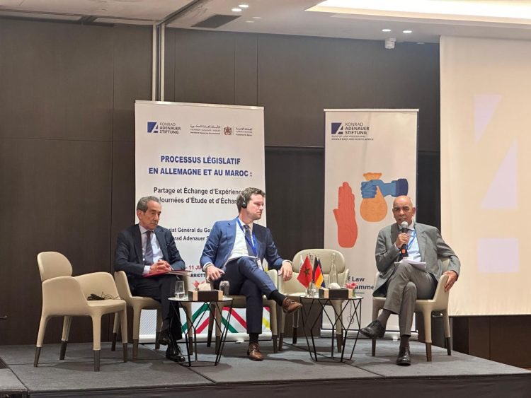La Secretaría General del Gobierno y la Fundación Konrad Adenauer lanzan, los días 10 y 11 de julio de 2024, jornadas de estudio e intercambio en Rabat sobre el «Proceso legislativo en #Alemania y #Marruecos».