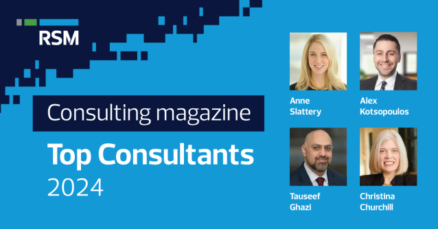 joan_valente's tweet image. Exciting news – @RSMUSLLP’s Christina Churchill, Tauseef Ghazi, Alex Kotsopoulos and Anne Slattery have been named as @Consulting_Mag’s 2024 Top Consultants! Learn more here: rsm.buzz/3S17Zxy