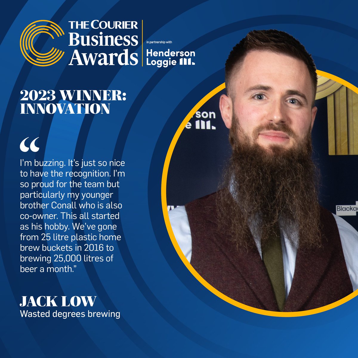 CourierBiz's tweet image. There are only 2 days to enter The Courier Business Awards!
Still considering entering the awards? Hear from last year's Innovation and Technology winner Jack Low, owner of Wasted Degrees, on what it meant to him.
For the full list of categories visit: bit.ly/CBA_2024