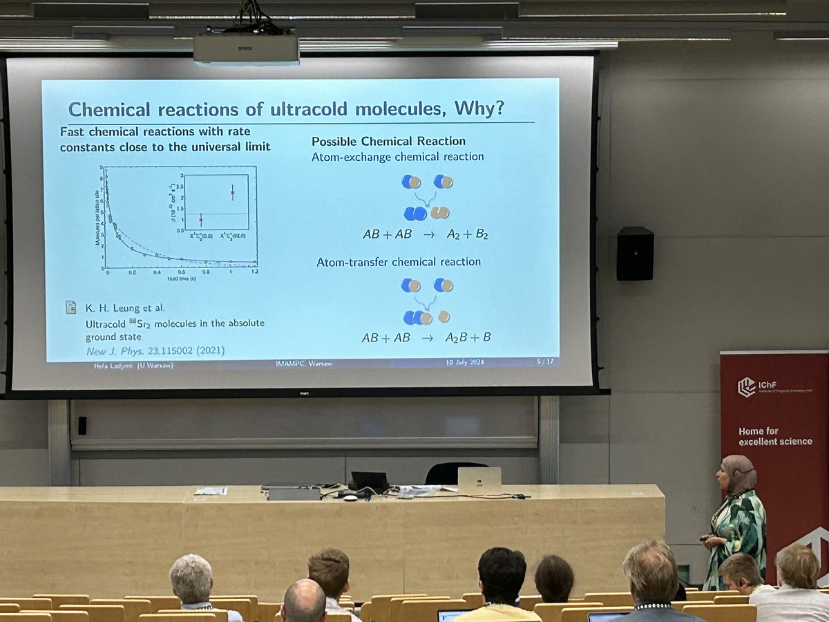 Today our PhD student Jacek Gębala <a href="/Jac_Geb_3/">Jacek Gębala</a> and our postdoc Dr. Hela Ladjimi <a href="/LadjimiHela/">Hela Ladjimi</a> presented their results as contributed talks at 13th International Meeting on Atomic and Molecular Physics and Chemistry at <a href="/UniWarszawski/">Uniwersytet Warszawski</a>