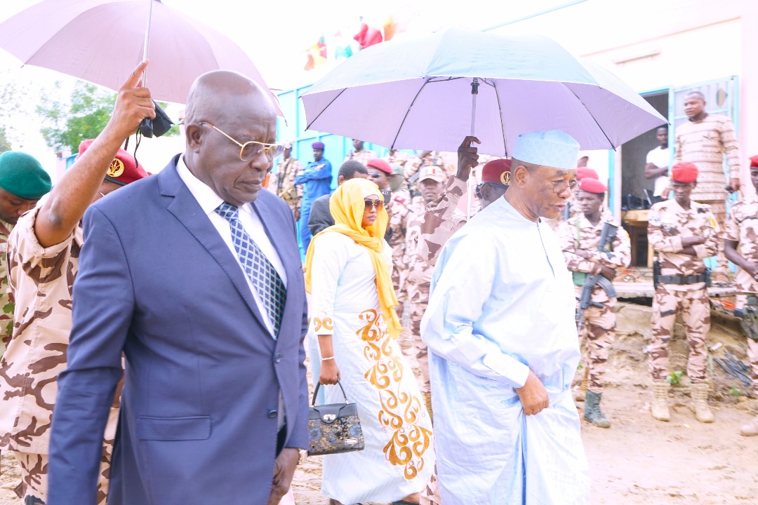 Amb_MNuhu's tweet image. Under the leadership of the Chairman of Summit of Heads of State and Government of @lcbc_cblt H.E. @GmahamatIdi, represented by the Secretary General at the Presidency of the Republic of Chad, we conducted the groundbreaking ceremony for the construction of the Headquarters of…