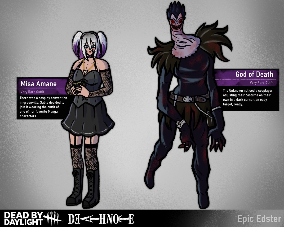 Epic_Edster's tweet image. Dead By Daylight x Death Note