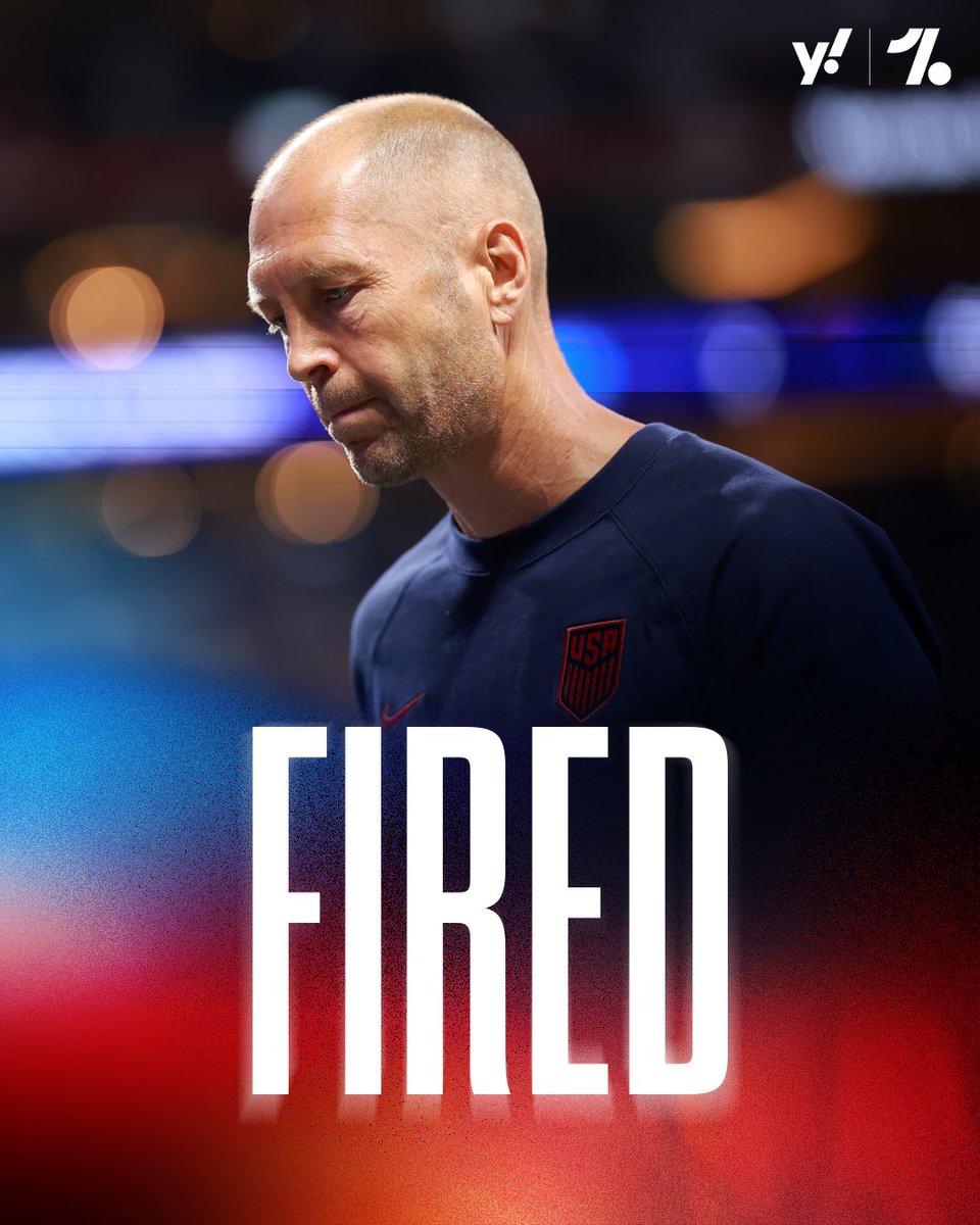YahooSports's tweet photo. BREAKING: Gregg Berhalter is OUT as USMNT head coach, per @ByDougMcIntyre. https://t.co/AkzREIJztK