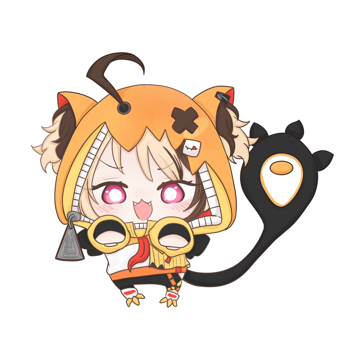 GIGI DONE IN TIME FOR AR (the gremurin will be a hanging keychain