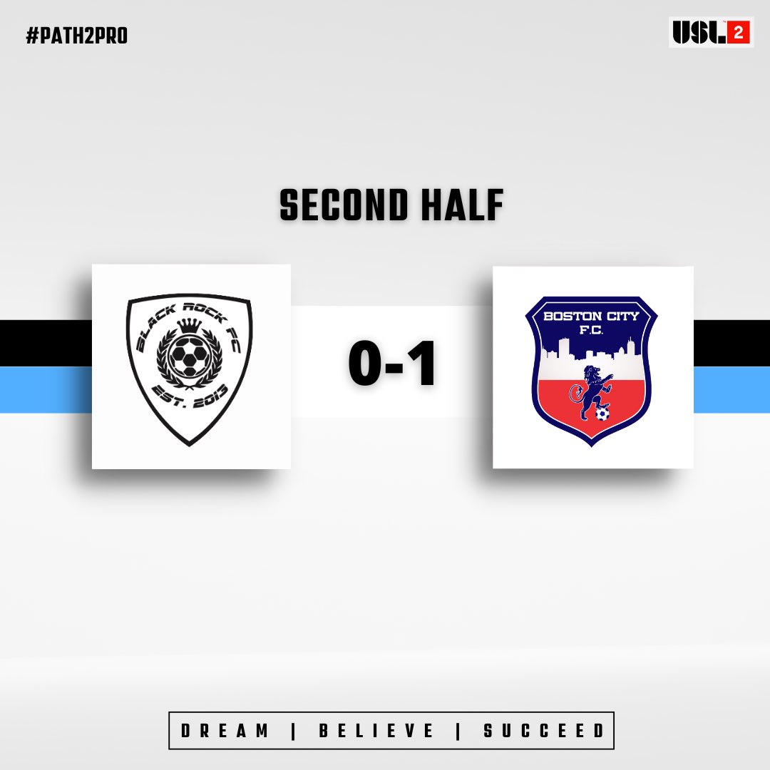 Second half underway!