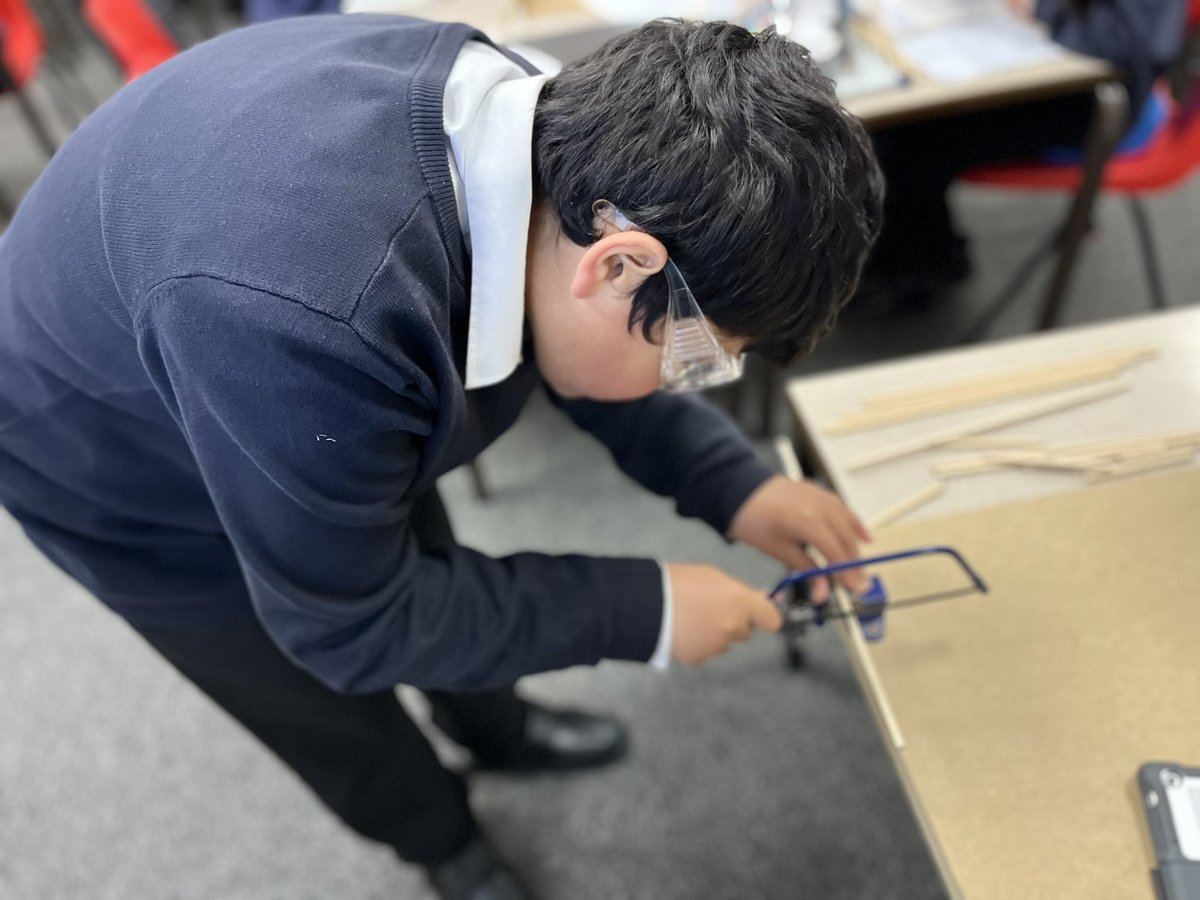 ClaireSimons18's tweet photo. Year 5 enjoying DT this week. They’re having to measure accurately and use saws in make the components for their wooden truss bridges.looking forward to seeing their structures. #livinglifetothefull @stanneskly @bcw_cat https://t.co/9RU9eNJj23