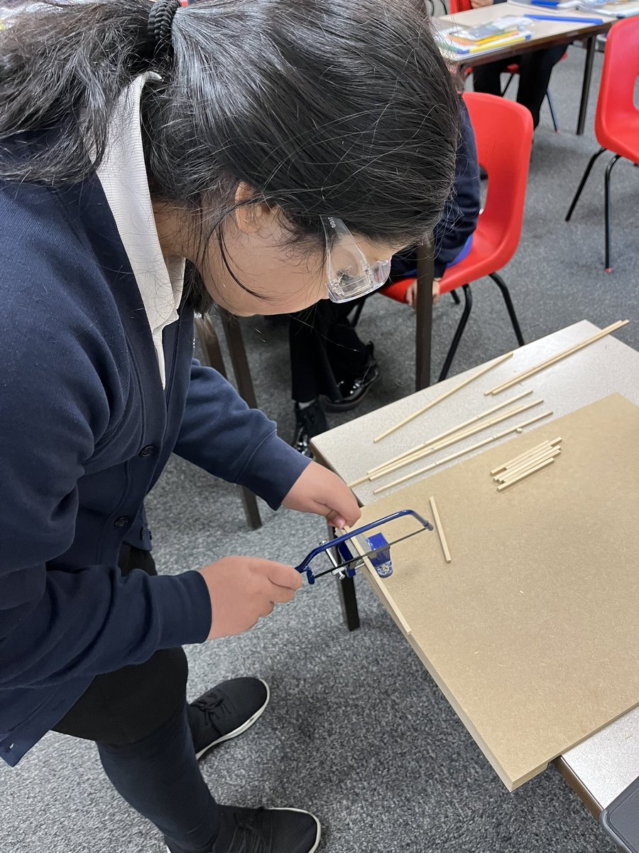 ClaireSimons18's tweet photo. Year 5 enjoying DT this week. They’re having to measure accurately and use saws in make the components for their wooden truss bridges.looking forward to seeing their structures. #livinglifetothefull @stanneskly @bcw_cat https://t.co/9RU9eNJj23