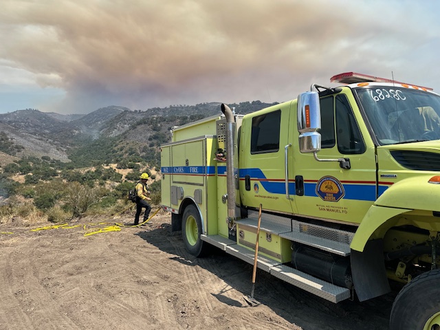 As wildfires continue to burn across the state, <a href="/Cal_OES/">California Governor's Office of Emergency Services</a> is grateful for our mutual aid partners, including @sanmanuelband who work to keep California communities safe.