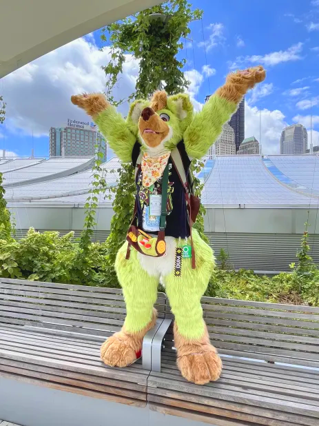 Kishso's tweet photo. Just some of my favorite pictures from #Anthrocon2024 

📷 : Wonderful @JosephCartoons 

Had a blast, thanks yall https://t.co/VjHnAzLRjf