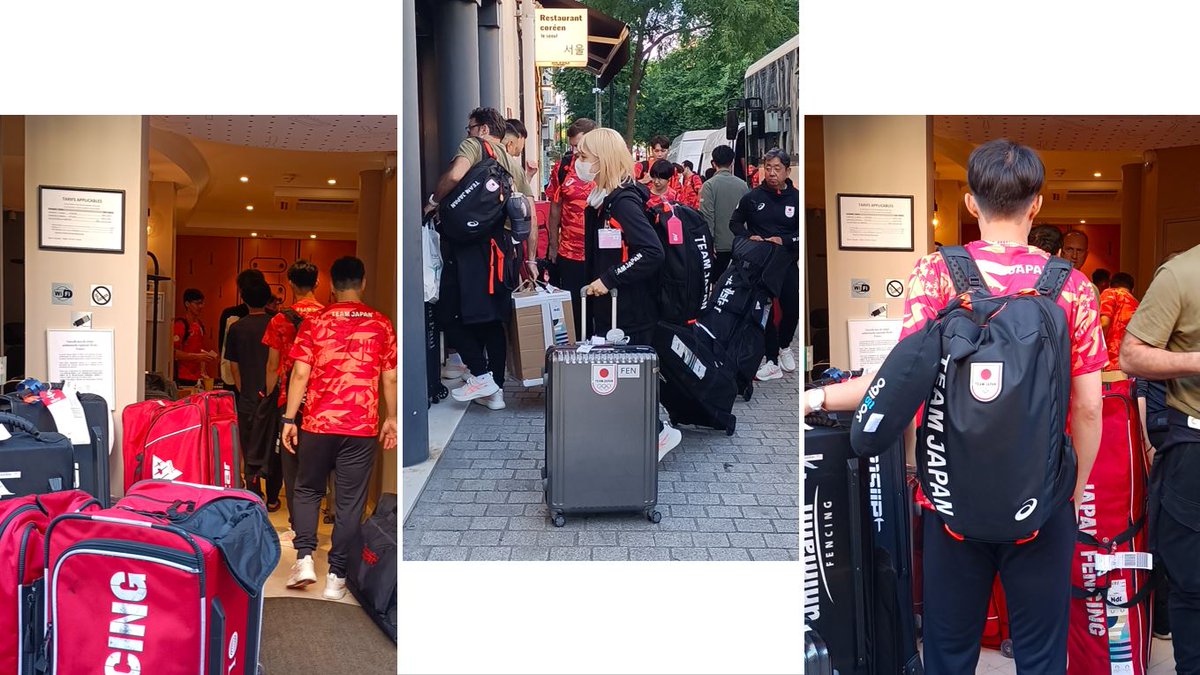 Welcome Japan!
いらっしゃいませ
Bienvenue à la délégation d'#escrime japonaise
Du 10 au 25 juillet, <a href="/Ville_de_blr/">Bourg-la-Reine</a> accueille <a href="/FJE_fencing/">日本フェンシング協会【公式】</a> pour un stage de préparation en vue des JOP de #Paris2024
#BourglaReine
#TerredeJeux2024
#RoadToParis2024 
#fencing
🇯🇵🇫🇷🤺🌸
❤️👇