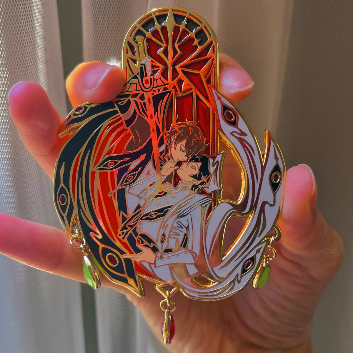 caramoccii's tweet photo. [rts💙] happy birthday Suzaku Kururugi ✨⚔️ 
officially launching PO's for my code geass/zero requiem enamel pins and reruns of my (suzalulu) sketch zine :D   

#codegeass #コードギアス #枢木スザク生誕祭 https://t.co/K9RfIJPqvk