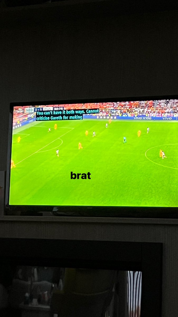 They’re playing on the brat pitch