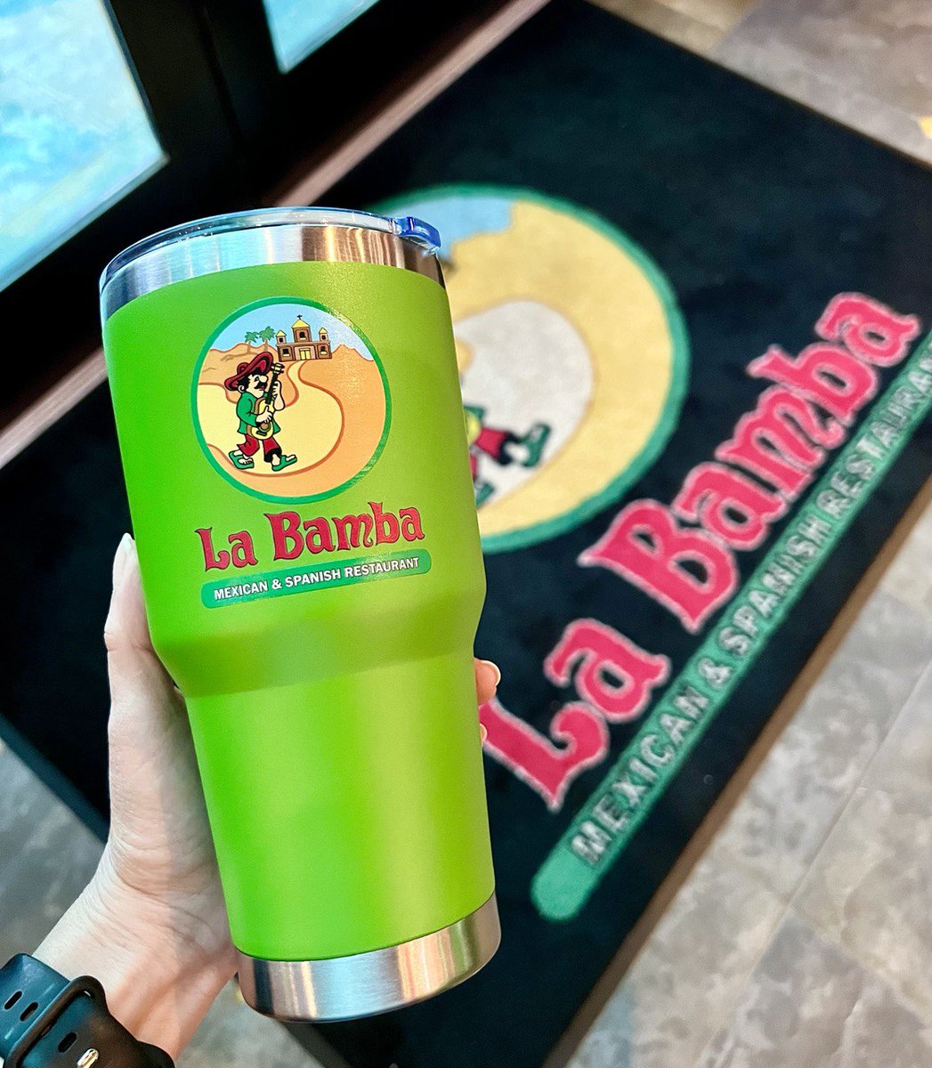 labambatweets's tweet photo. Summer's here, and we've got just what you need to stay cool! 
Keep your drinks icy cold for up to 12 hours with our La Bamba Tumbler 30oz. Order online at https://t.co/ChpredQ7dp and get 15% off your first purchase!
Join the La Bamba family in staying refreshed all summer long. https://t.co/7DWYmJrqJX