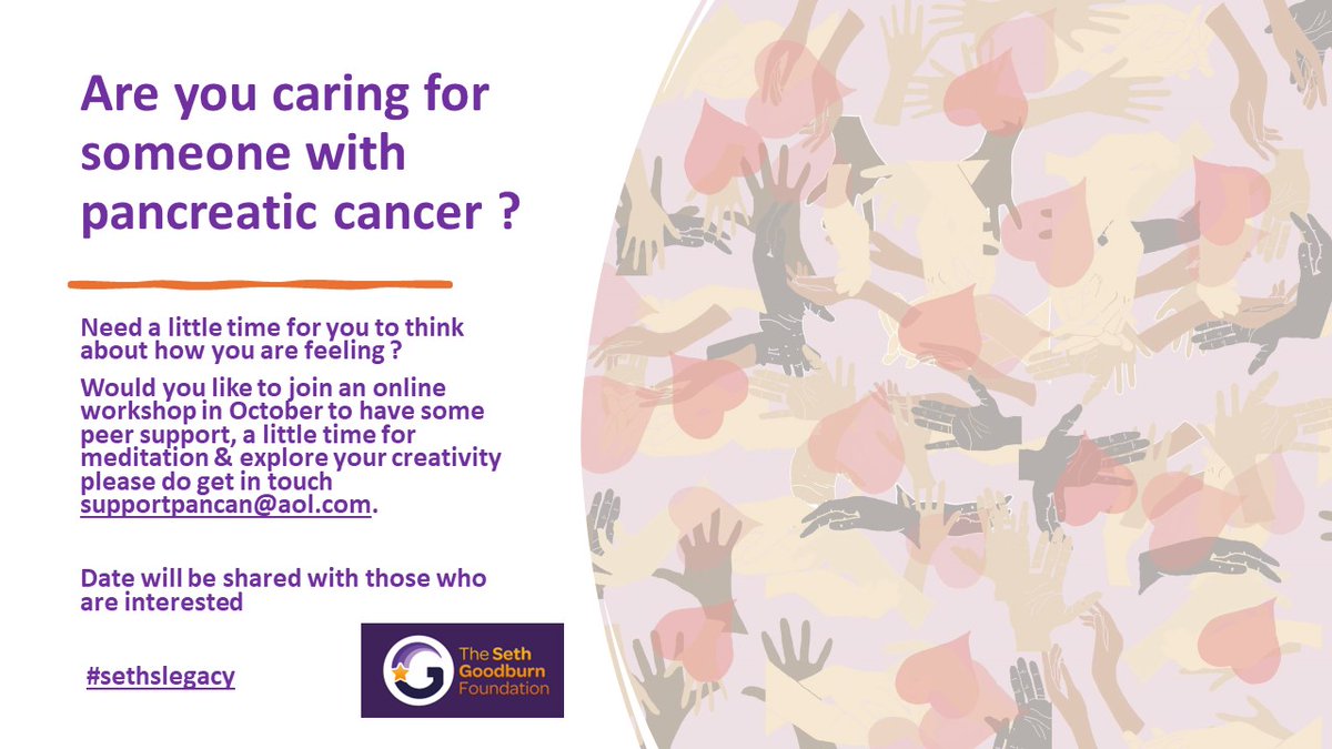 Lesley Goodburn (@lgoodbu) on Twitter photo Please share with your patients & carers its an online session for anyone caring for someone with pancreatic cancer a little peer support, meditation and creativity please share <a href="/SarahSt51234485/">Sarah Stevenson 💙🏥🎾👩🏻🎓</a> <a href="/MaryHPBRD/">Mary Phillips</a> <a href="/ABB_AOS/">ACUTE ONCOLOGY ANEURIN BEVAN UNIVERSITY HOSPITAL</a> <a href="/JoHarvey71/">Jo Harvey</a> <a href="/ClaireP94160871/">HPB Nurses</a> <a href="/HpbUnit/">HPB.Unit@mft</a> <a href="/LucyIBDYork/">Lucy</a> #sethslegacy Please share with your patients & carers its an online session for anyone caring for someone with pancreatic cancer a little peer support, meditation and creativity please share <a href="/SarahSt51234485/">Sarah Stevenson 💙🏥🎾👩🏻🎓</a> <a href="/MaryHPBRD/">Mary Phillips</a> <a href="/ABB_AOS/">ACUTE ONCOLOGY ANEURIN BEVAN UNIVERSITY HOSPITAL</a> <a href="/JoHarvey71/">Jo Harvey</a> <a href="/ClaireP94160871/">HPB Nurses</a> <a href="/HpbUnit/">HPB.Unit@mft</a> <a href="/LucyIBDYork/">Lucy</a> #sethslegacy