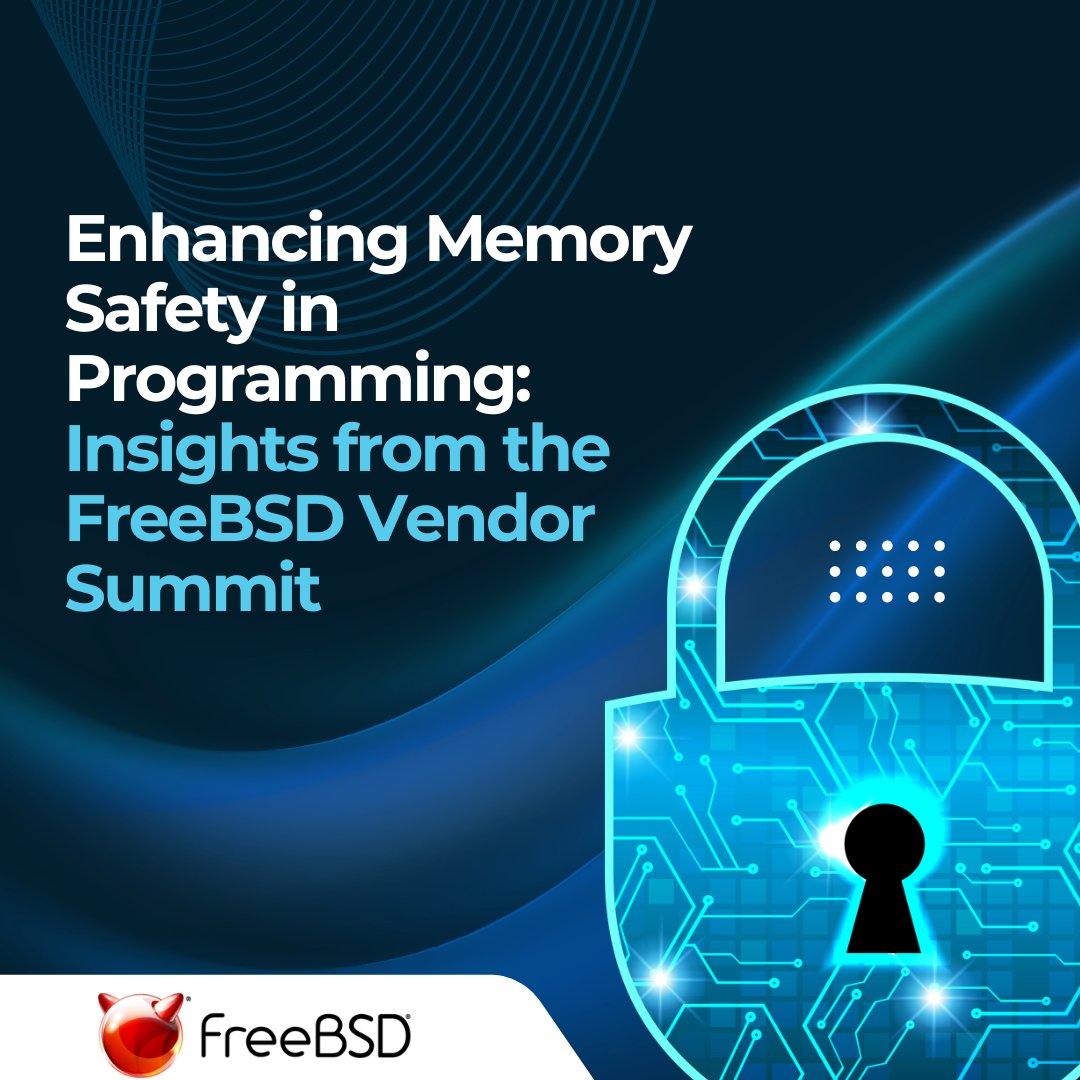 Explore groundbreaking advancements in memory safety from the #FreeBSD Vendor Summit 2023! Dive into how CHERI architecture is revolutionizing #CyberSecurity, tackling buffer overflows, and leading the future of secure programming. #MemorySafety hubs.li/Q02G6dcn0