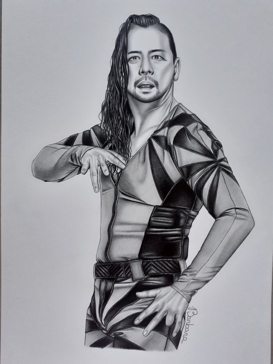 ban95_ban's tweet photo. My drawing of Shinsuke Nakamura 🔥🖤 @WWE @ShinsukeN #WWE #WWERaw #WWENXT #SmackDown #shinsukenakamura #wrestling #fanart #Yeaoh #kingofstrongstyle #中邑真輔 #イヤァオ https://t.co/SWmFV8228K