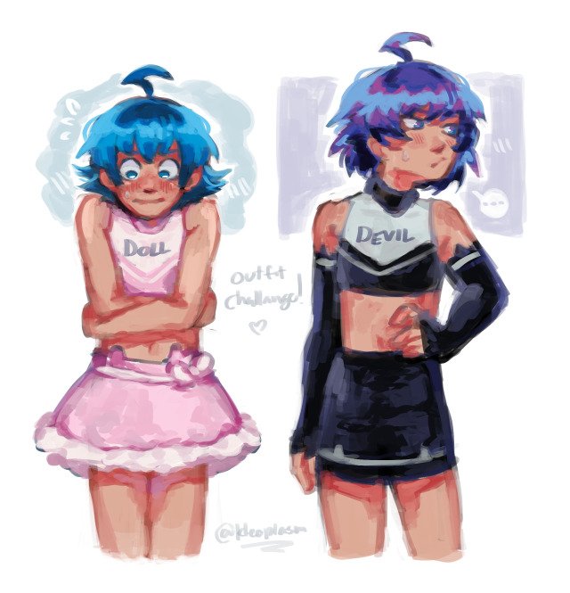 kleoplasm's tweet photo. based off of that one outfit thing idk #irumasuzuki #evilcycleiruma #welcometodemonschoolirumakun #mairimashitairumakun #mairuma https://t.co/rSdwRTMn7A