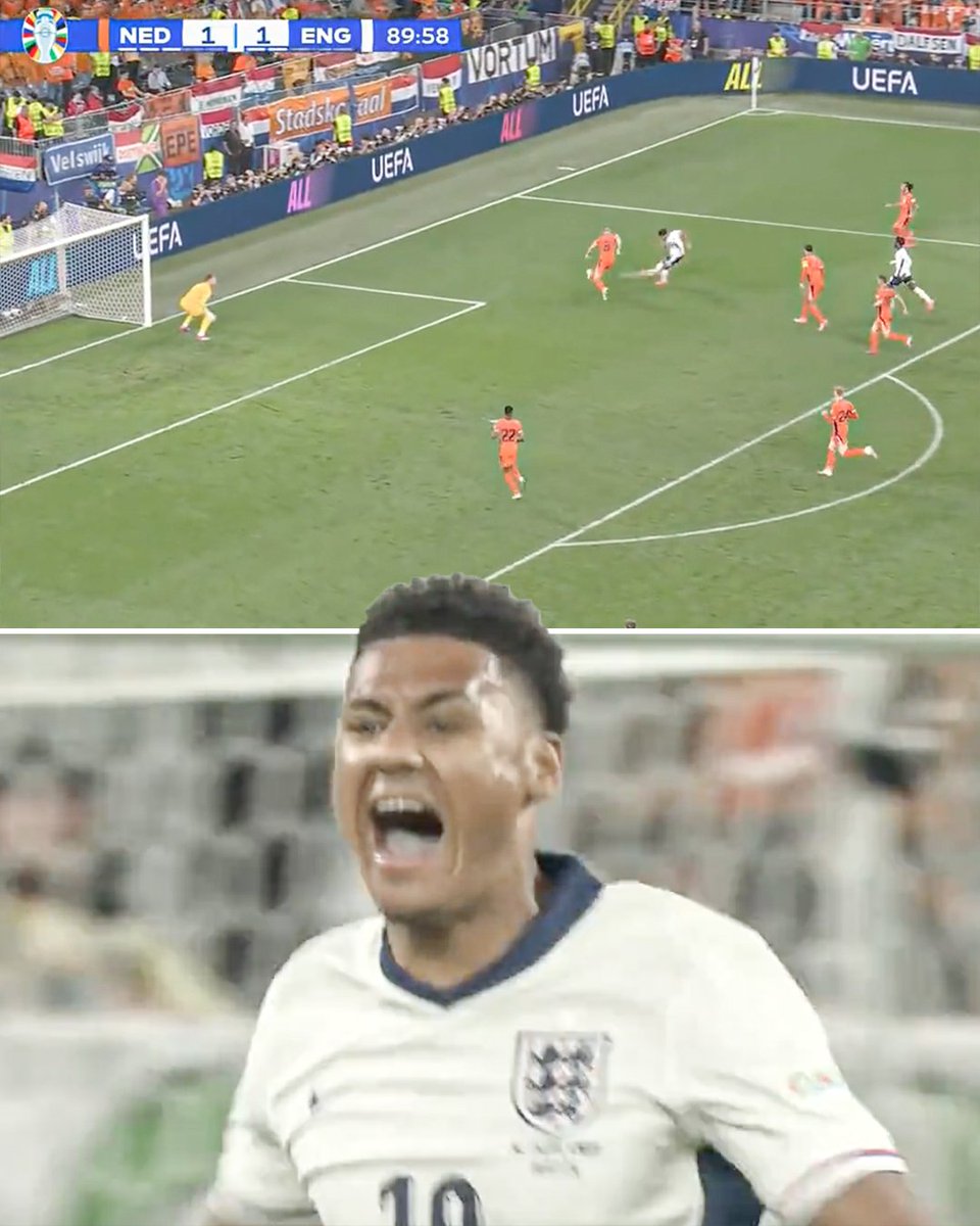 OLLIE WATKINS IN THE 90TH MINUTE FOR ENGLAND!!!

WHAT A MOMENT FOR THE SUBSTITUTE! 🔥🔥🔥🔥