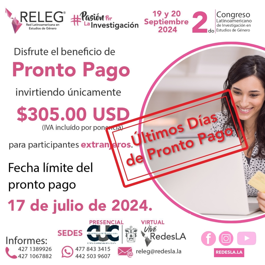 RELEG_Oficial's tweet photo. 🙋🏻‍♀️Participe como #ponente con un 𝐝𝐞𝐬𝐜𝐮𝐞𝐧𝐭𝐨 𝐞𝐬𝐩𝐞𝐜𝐢𝐚𝐥 si paga antes del 𝟏𝟕 𝐝𝐞 𝐣𝐮𝐥𝐢𝐨 𝐝𝐞 𝟐𝟎𝟐𝟒.✅

👉🏻📱 Si tiene dudas, mándenos mensaje: +52 477 843 3415 https://t.co/KtARmUGjFl.
🌐 Visite nuestra página: https://t.co/WCIl5CBIxg. https://t.co/J07EiX0A0D