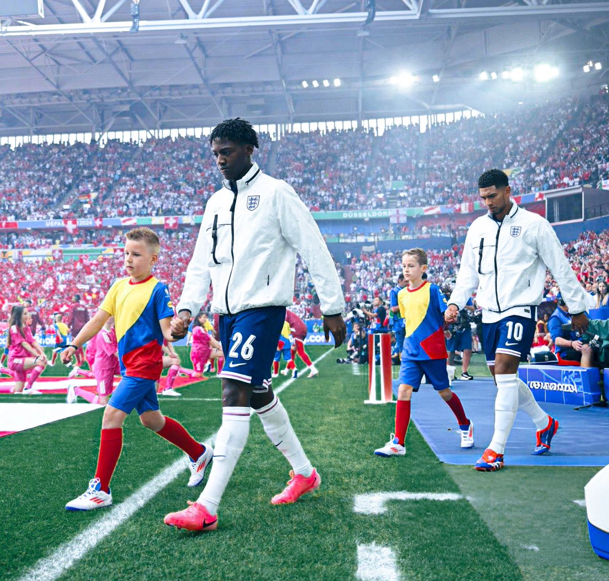 utdscope's tweet photo. MAJOR BREAKING: Kobbie Mainoo LEADS England to the Finals of the Euros! https://t.co/VbexzboU3P