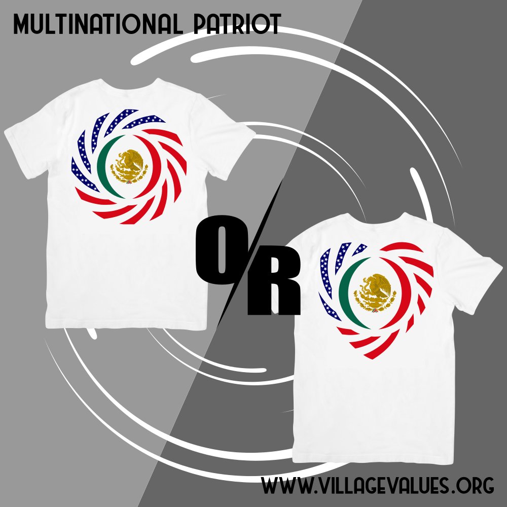 Which type of patriot are you?

⭕️CLASSIC or ❤️ROMANTIC?

⭕️🇲🇽🇺🇸 teepublic.com/t-shirt/599392…

❤️🇲🇽🇺🇸 teepublic.com/t-shirt/599392…

#HonorBoth ✌️ #MexicanAmerican #Mexico #MEXUSA #USAMEX #USA #MultinationalPatriot #VillageValues #OurPatriotism #OnjenaYo #CoachTJEats #Rynaidrosa #TeePublic