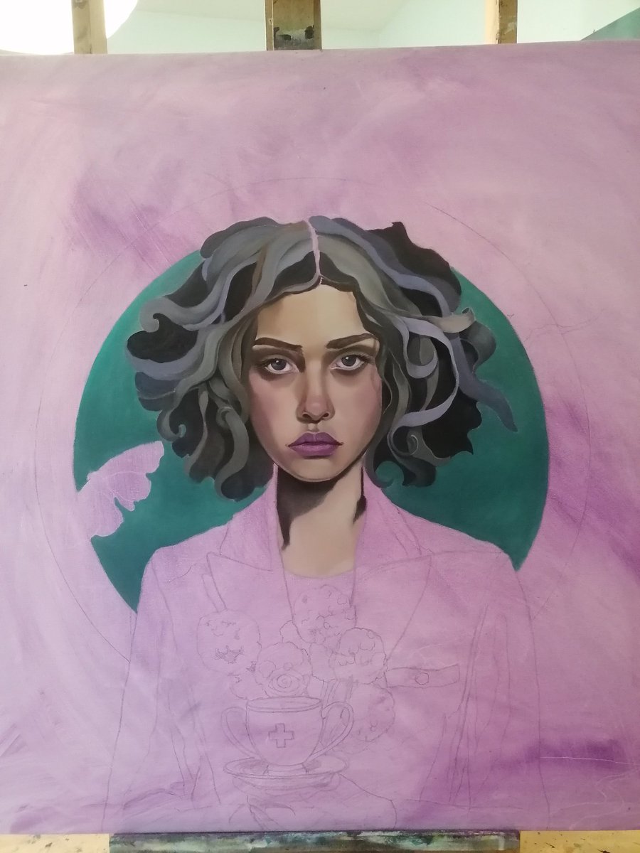 GjuniperH's tweet photo. Another lady in progress... 🌎☮️💜
Oil on canvas 100 x100cm

#junemichelartist #art #love #kunst #savenature #artist #painting https://t.co/JvV92sHfJ5