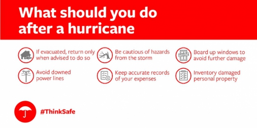 kmf573's tweet photo. Get #Travelers hurricane survival guide for tips on what to do after a storm. https://t.co/BmWIYI84N6 #ThinkSafe https://t.co/fy8ZKXWJv6
