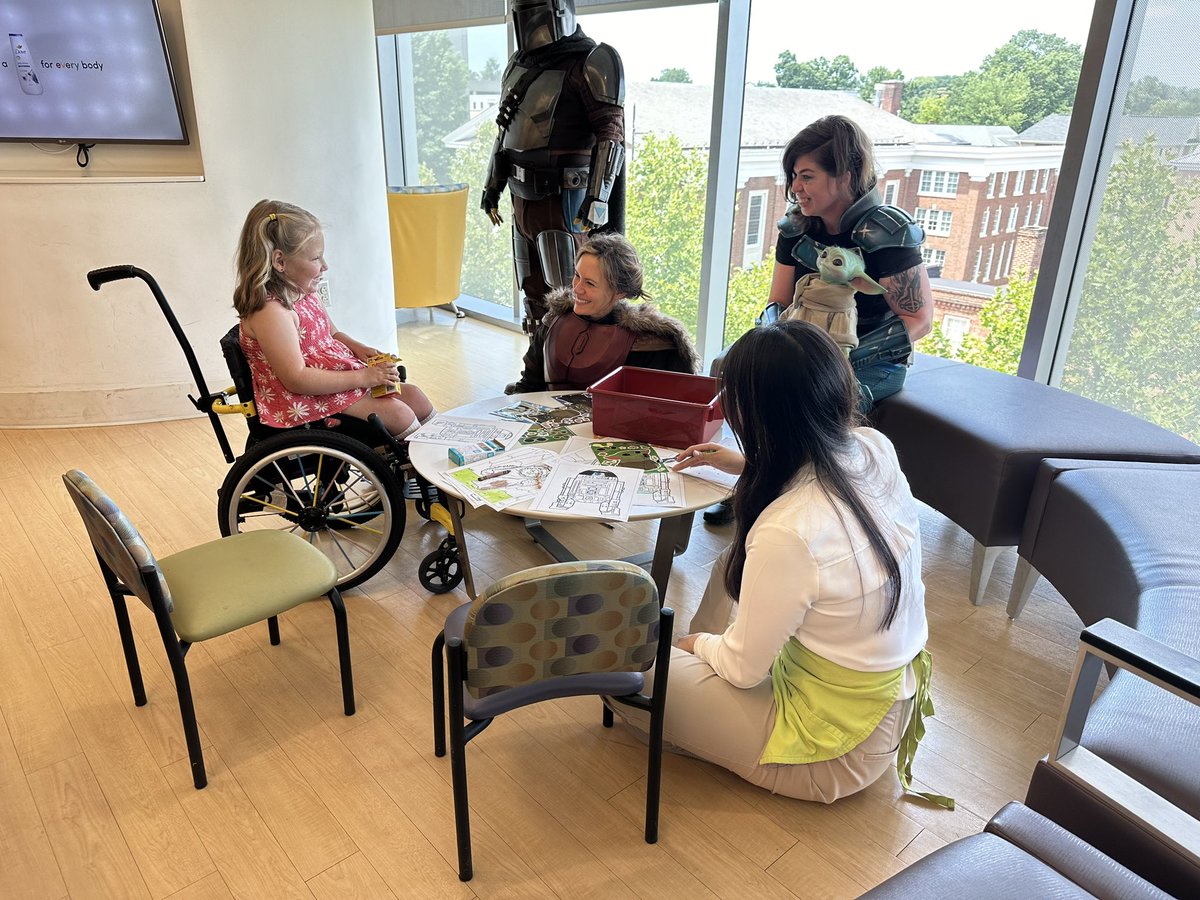 A couple of weeks ago, <a href="/GarrisonTyranus/">Garrison Tyranus</a> let me tag along in my armor for a visit to the Children’s Hospital at <a href="/UVA/">UVA</a>.  Watch here: youtu.be/bEPCmYtDCek?si…