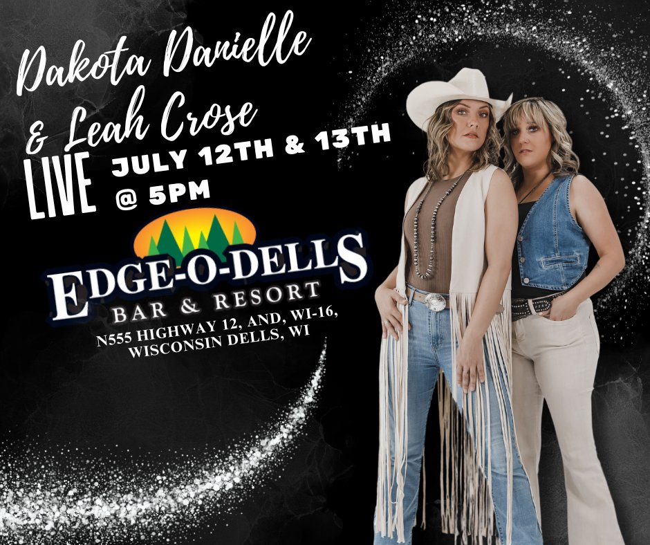 DDanielleMusic's tweet image. Hey Wisconsin! 🎸 I am super excited to announce that me and Leah are headed your way! 🎤Make sure you come to the Edge O Dells at 5pm July 12th and 13th, hope to see y'all there! ⏰ #LiveMusic #ConcertAlert #EdgeODells  

@Nuxoll Photography