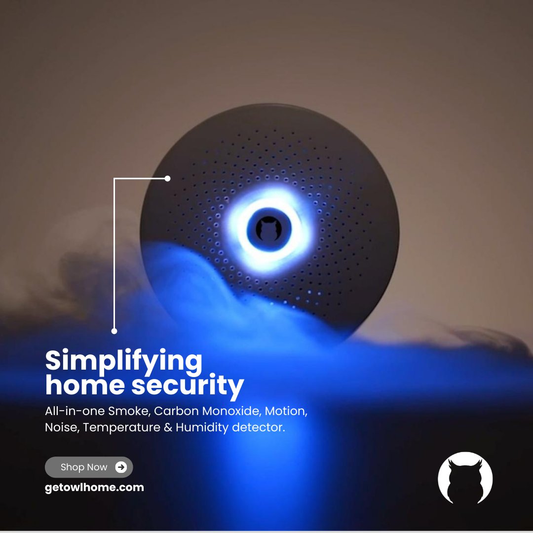 Owl Wired simplifying home security and safety.  #OwlWired #HomeSecurity #SecureHome #PeaceOfMind #HomeAutomation #SecureLiving