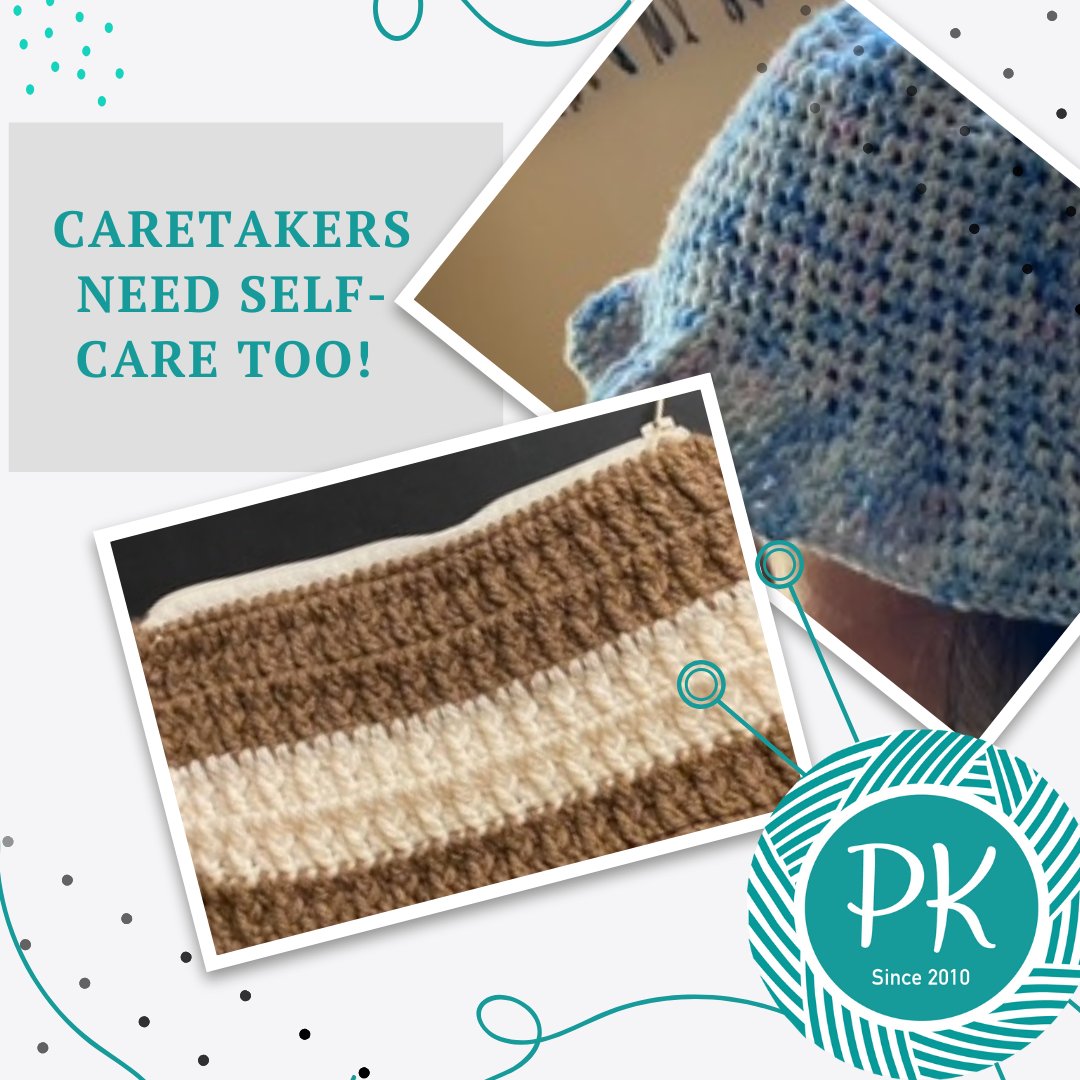 Check out this cute coin purse and hat made by a participant whose sister is a patient at Inova Schar Cancer Center. Though not into knitting, the patient loves her sister's creations. <a href="/InovaHealth/">Inova</a>

#healthcare 
#knitting
#knittingforwellness