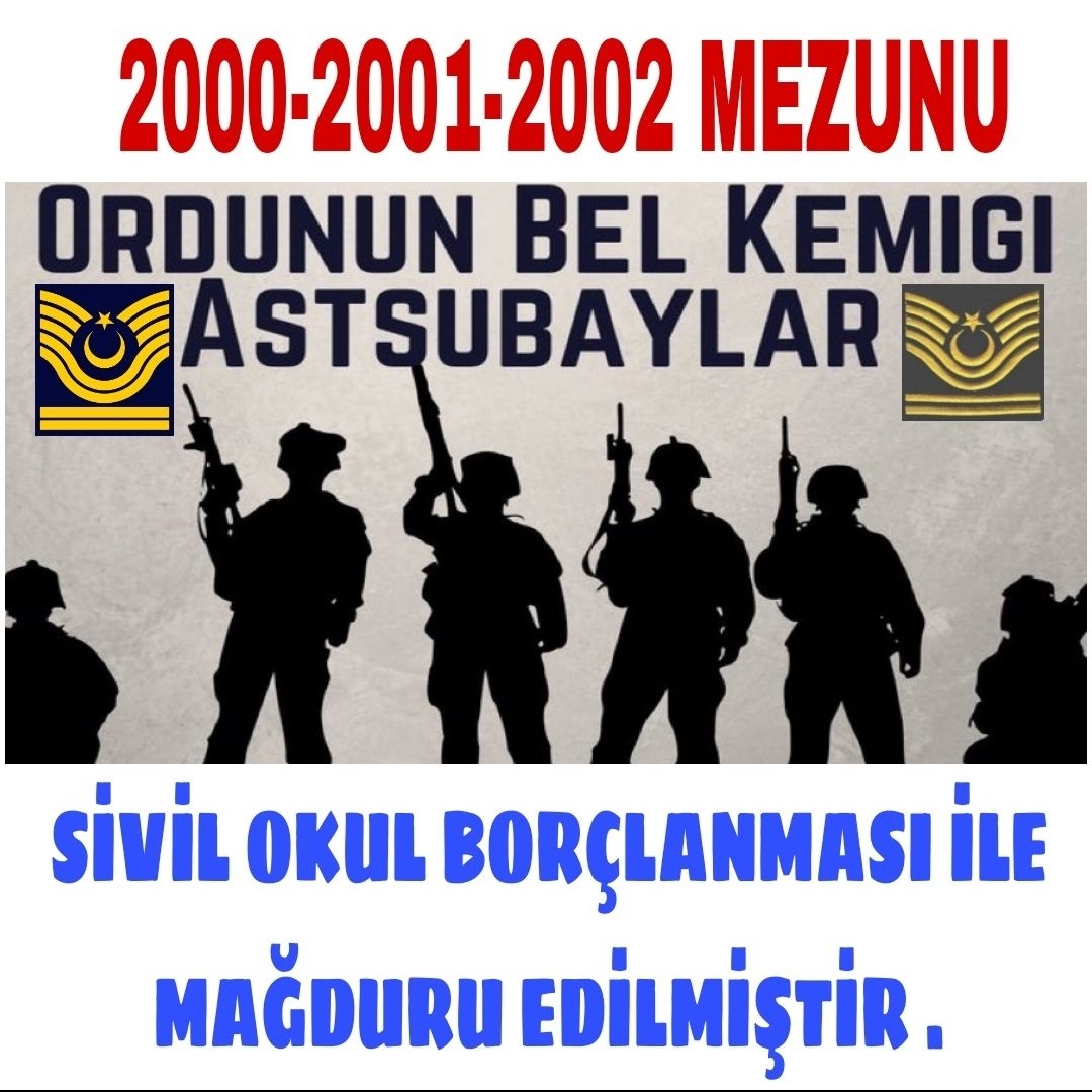 hhasta38's tweet photo. @EYILMAZ3503 @MhpTbmmGrubu @erkanakcay45 SİVİL OKUL BORÇLANMASI mağdurları 2000, 2001 ve 2002 devresi ASTSUBAYLAR olarak, artık YETER diyoruz! Bizden sonra mesleğe girmiş astsubaylar gibi biz de SİVİL OKUL BORÇLANMASI yaptık ve ADALET bekliyoruz. KDK kararını görmezden gelmeyi bırakın artık 📢 #SivilOkulBorçlanması https://t.co/GixjXK7oG8