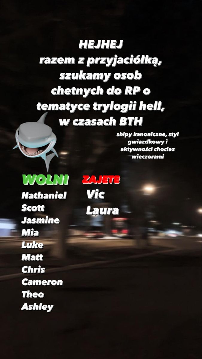 Sil137's tweet photo. Hejka z przyjaciółką szukamy osób do rp
#hell #ksiażkary #rp #trylogiahell 
#shey https://t.co/eWIjU07AQU