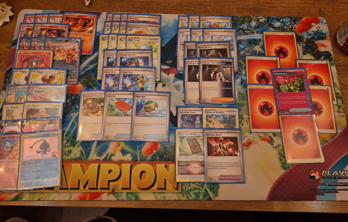 ignitortcg's tweet image. 2nd place at the living realms league challenge with a 4-1 record

R1- Lugia W
R2- Crown Hands L
R3- Greninja EX W
R4- Charizard EX W
R5- Gardevoir EX W

Only loss was because I bricked and it was BO1. List could do with a Jirachi tbh and enhanced hammer is probably useless.