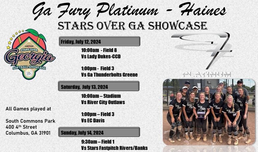 ga_fury's tweet photo. Wrapping up showcase season in Columbus, GA.  Let's finish strong! https://t.co/1ElY5g2qub