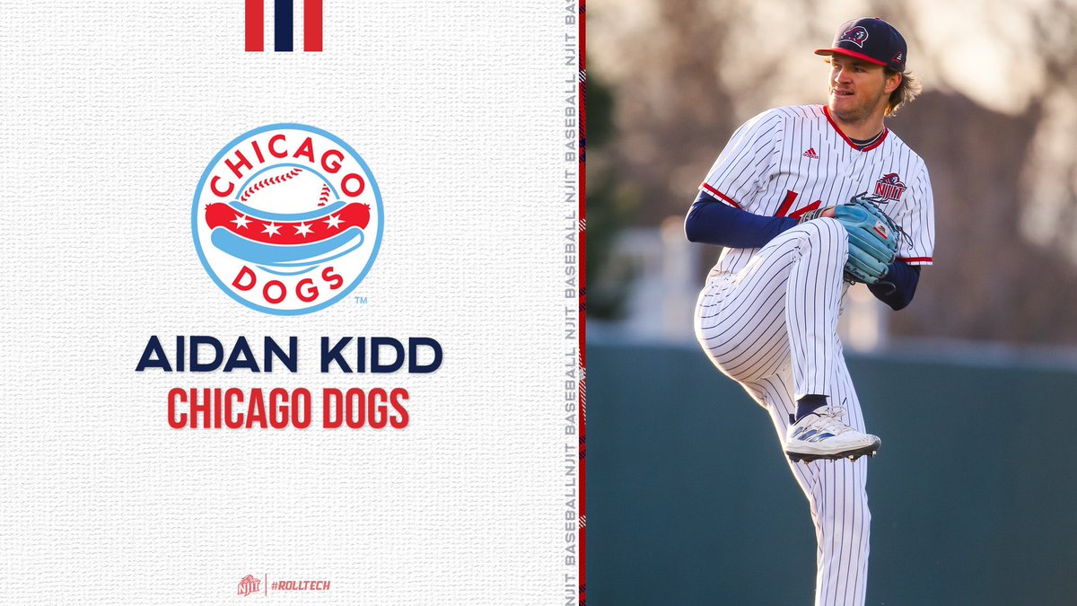 NJIT BASEBALL (@njtechbaseball) on Twitter photo πππππ ππππ = πππβΌοΈ
Congrats to <a href="/Aidankidder/">Aidan Kidd</a>, who signed his first professional contract with the Chicago Dogs of the American Association of Professional Baseball! πππππ ππππ = πππβΌοΈ
Congrats to <a href="/Aidankidder/">Aidan Kidd</a>, who signed his first professional contract with the Chicago Dogs of the American Association of Professional Baseball!