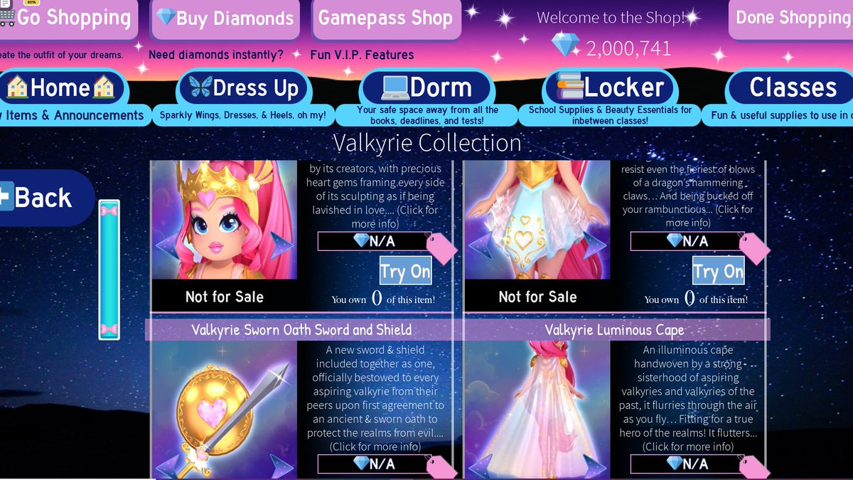 azialehale's tweet photo. The new valkyrie set is in the shop in private servers.  You can try it out. Such a Gorgeous set with so many toggles ( THERES OVER 20 toggles for some parts) wasted. Remember to not buy the doll as the comapny behind it is pro isnotreal. https://t.co/v80SSu1Z2s