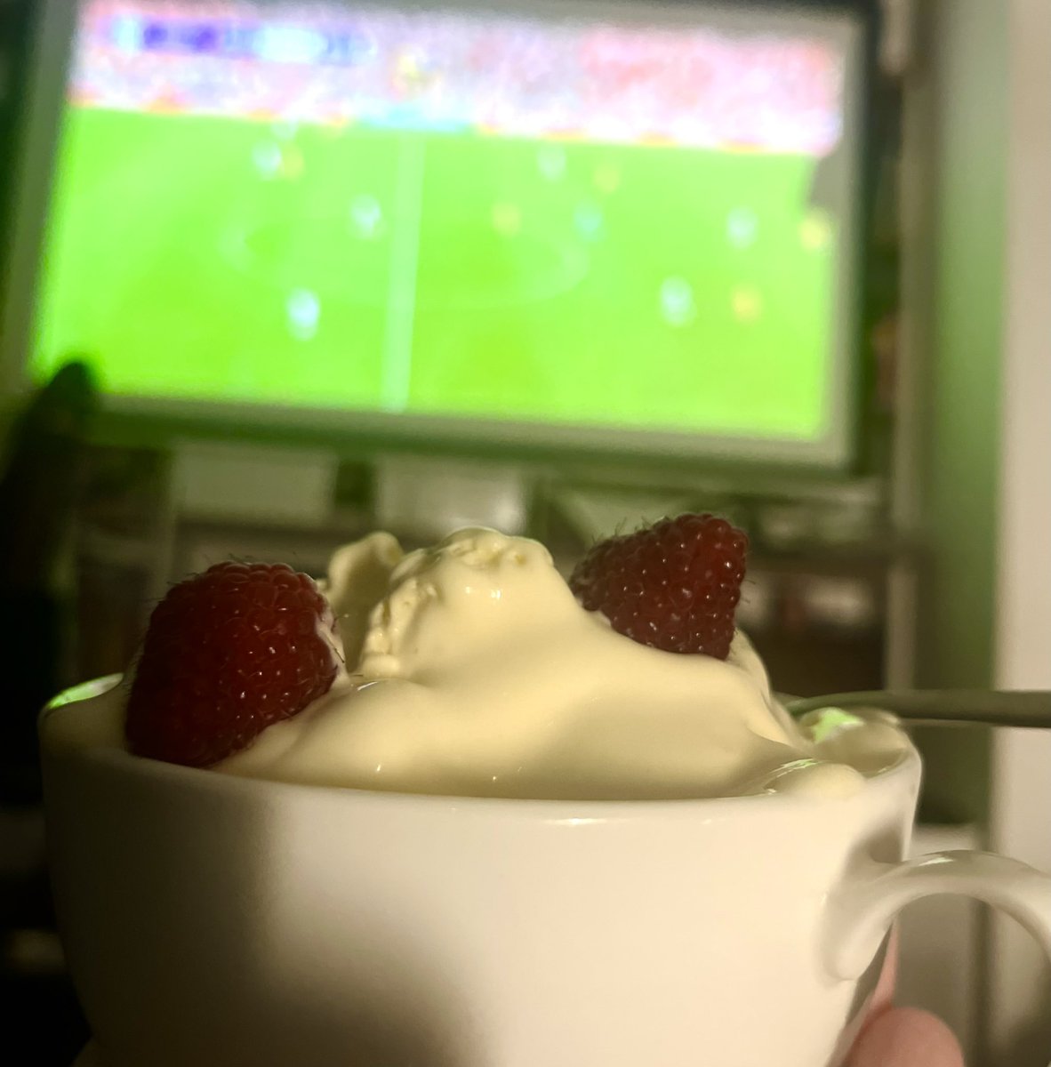TheBajka's tweet photo. A cuppa of celebratory ice cream 🥳 https://t.co/O7W8nhNVUT