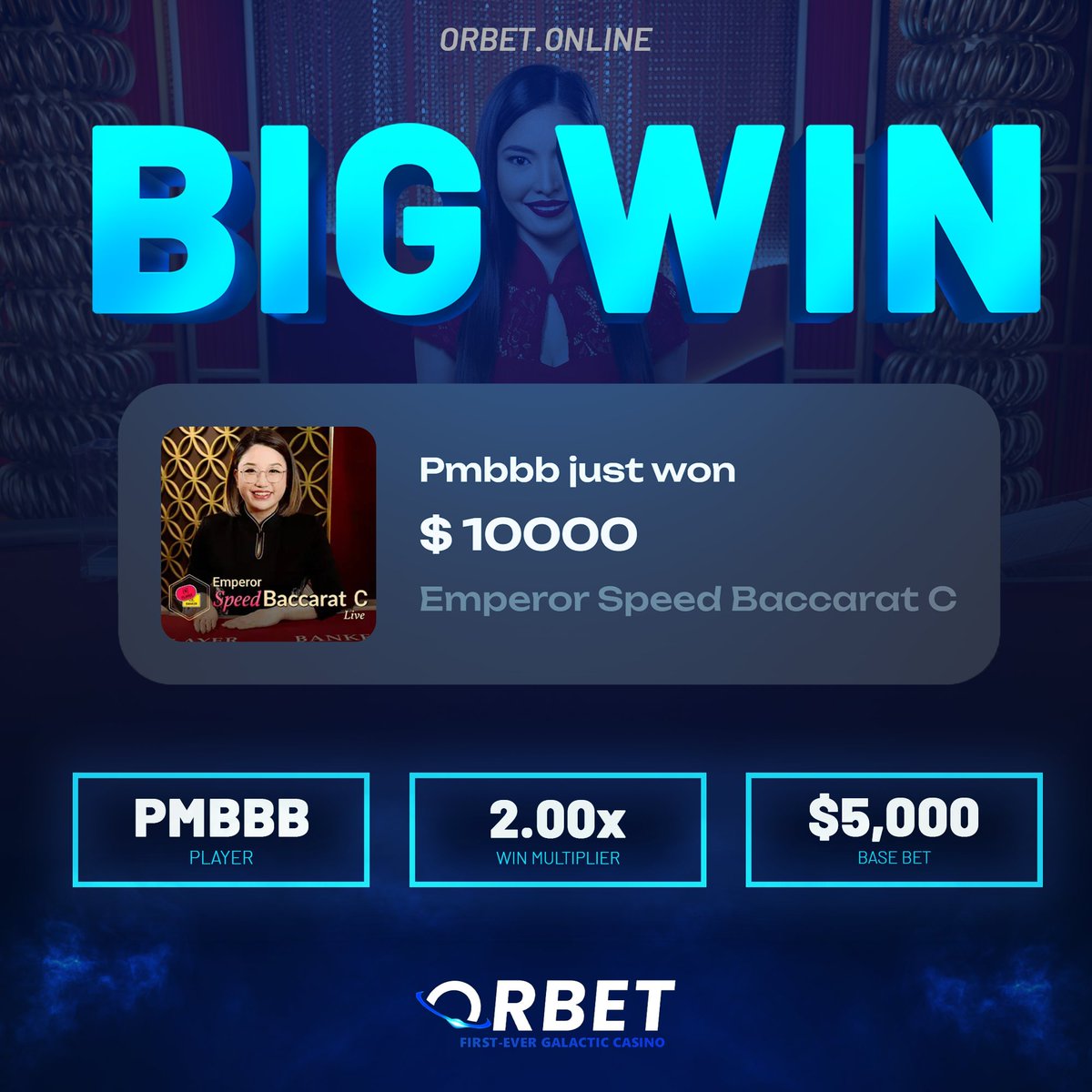 Orbet's tweet photo. Double or nothing... 😳

$5,000 ---> $10,000⚡️💸