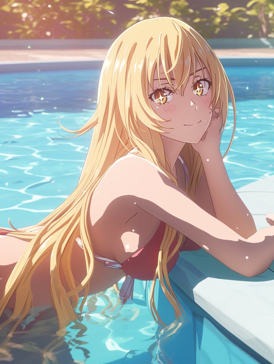 おはようございます〜 やっぱり夏はプールだぞぉ！ #食蜂操祈 #とある